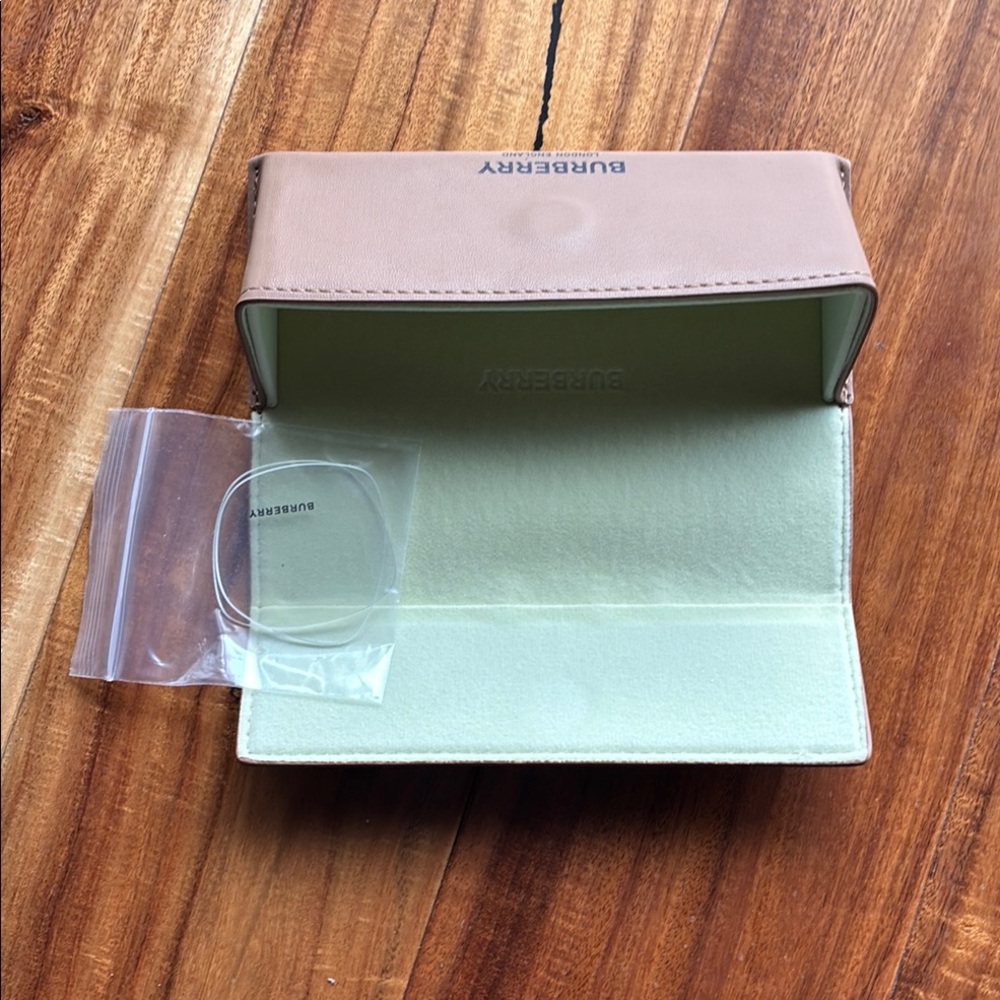 Burberry Taupe Leather Wallet